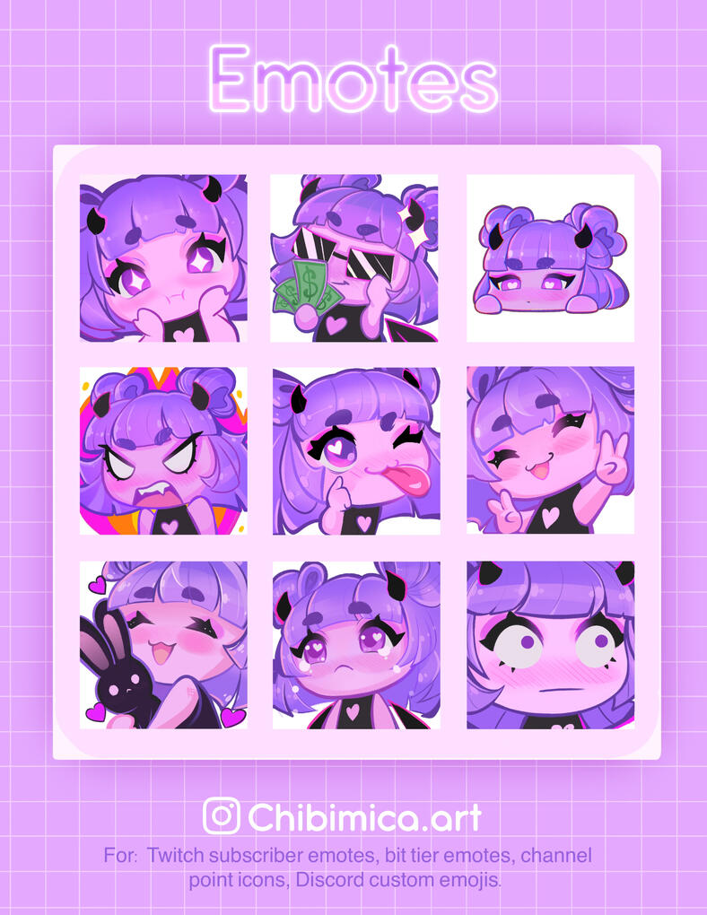 Emotes 1x$35, 3x$90, 5x$135
